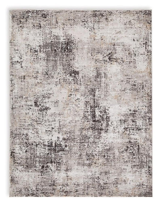 Signature Design by Ashley - Elaning Large Rug in Black/Gray/Cream - R406701 veiw 1