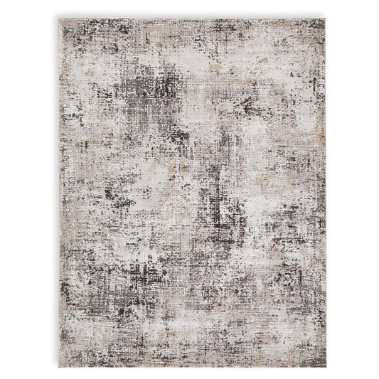 Signature Design by Ashley - Elaning Medium Rug in Black/Gray/Cream - R406702 veiw 1