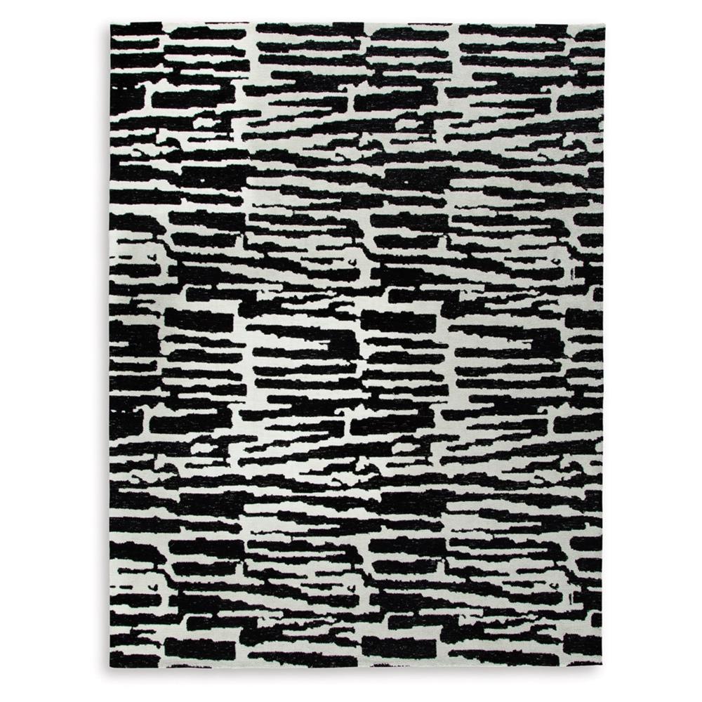 Signature Design by Ashley - Bramshaw Large Rug in Black/Ivory - R406761 veiw 1