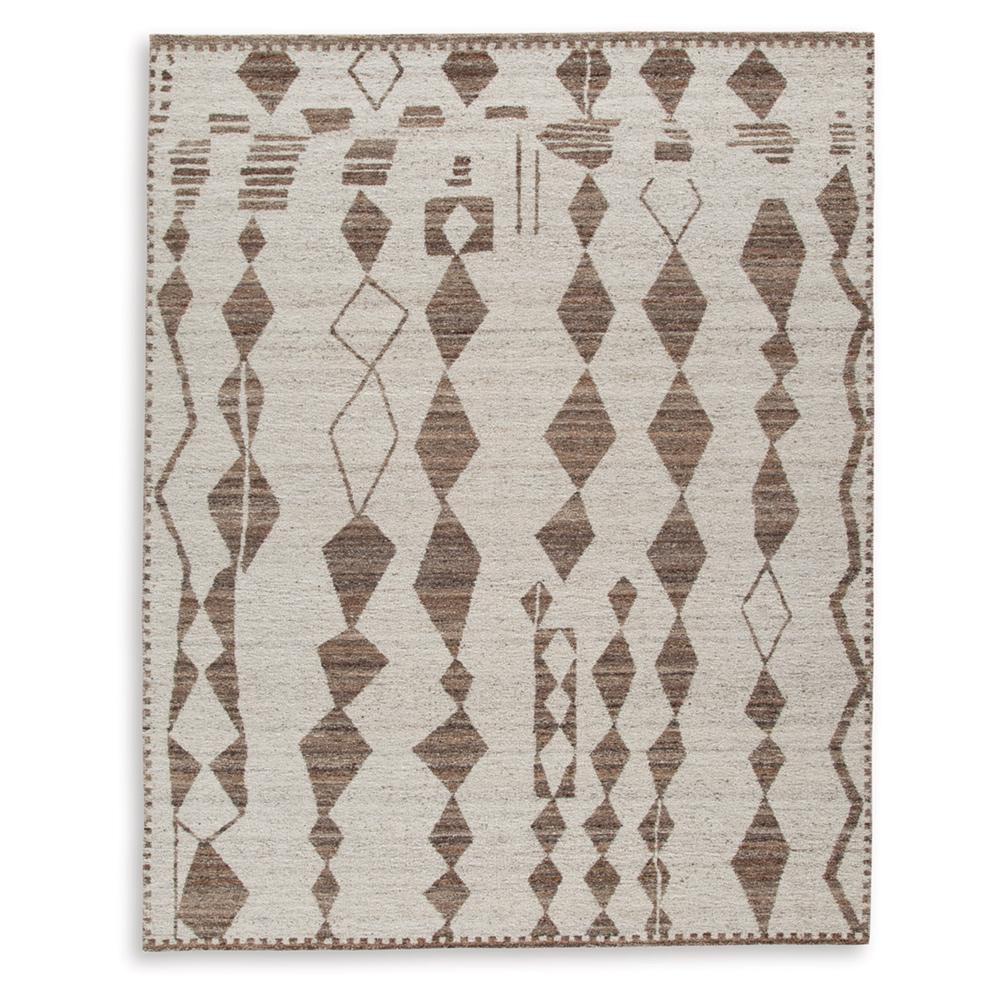 Signature Design by Ashley - Brettler Large Rug in Beige/Brown - R406791 veiw 1