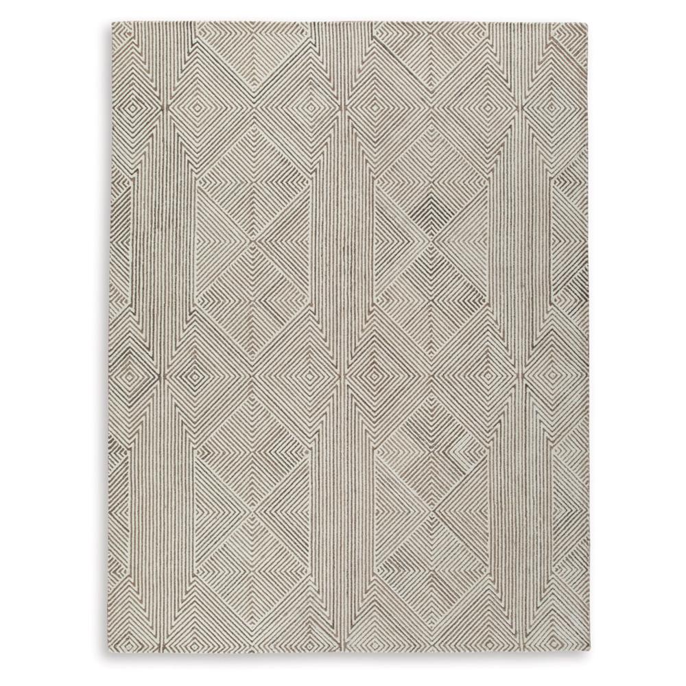 Signature Design by Ashley - Jadott Large Rug in Beige/Brown - R406801 veiw 1