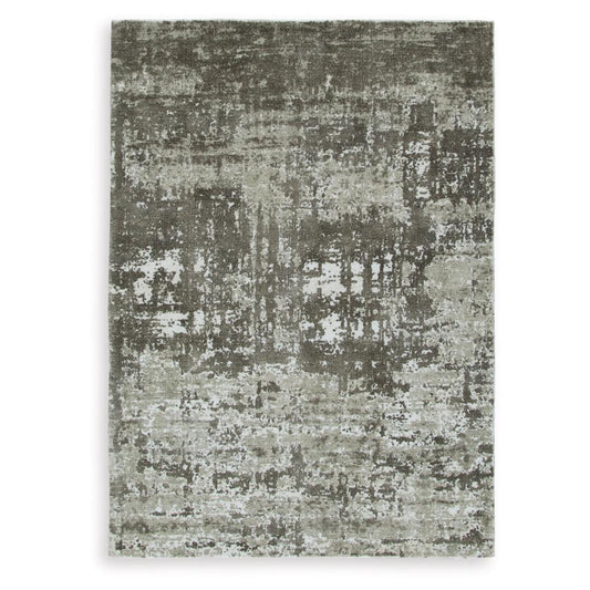 Signature Design by Ashley - Valmontic Medium Rug in Gray - R406922 veiw 1