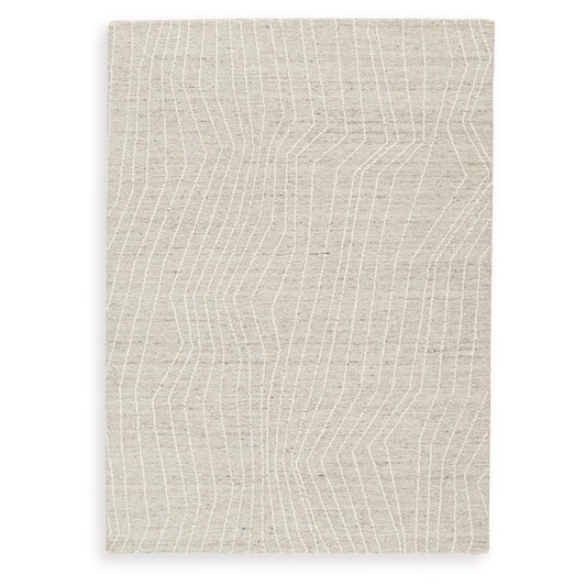 Signature Design by Ashley - Varahill Medium Rug in Gray/Ivory - R406932 veiw 1