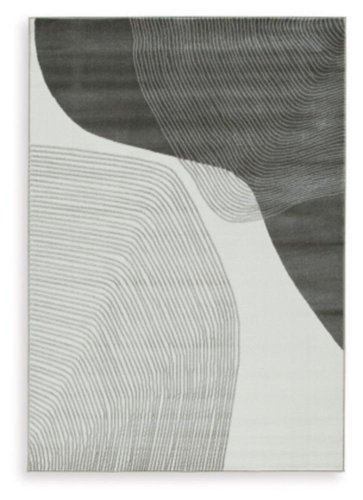 Signature Design by Ashley - Winderburg Large Rug in Gray/Ivory - R406951 veiw 1