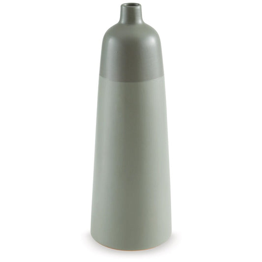 Signature Design by Ashley - Peerland Vase in Sage Green - A2000655 veiw 1