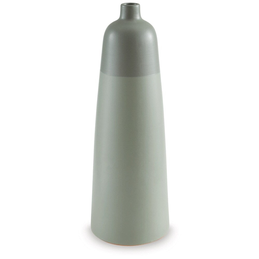 Signature Design by Ashley - Peerland Vase in Sage Green - A2000656 veiw 1