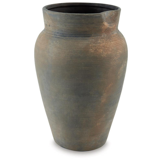 Signature Design by Ashley - Brickmen Vase in Antique Gray - A2000659 veiw 1