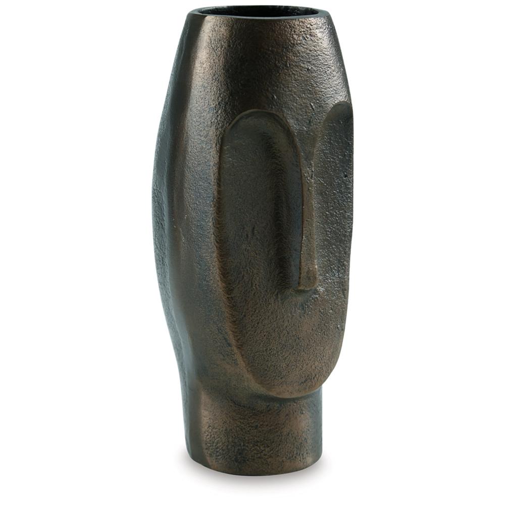 Signature Design by Ashley - Elanman Vase in Antique Bronze Finish - A2000692 veiw 1