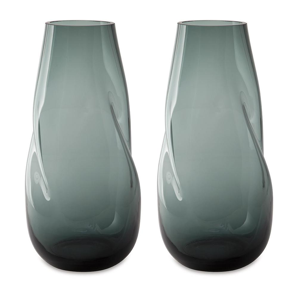 Signature Design by Ashley - Beamund Vase (Set of 2) in Teal Blue - A2900011 veiw 1