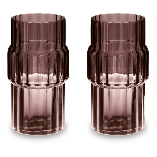 Signature Design by Ashley - Dorlow Vase (Set of 2) in Mauve - A2900024 veiw 1