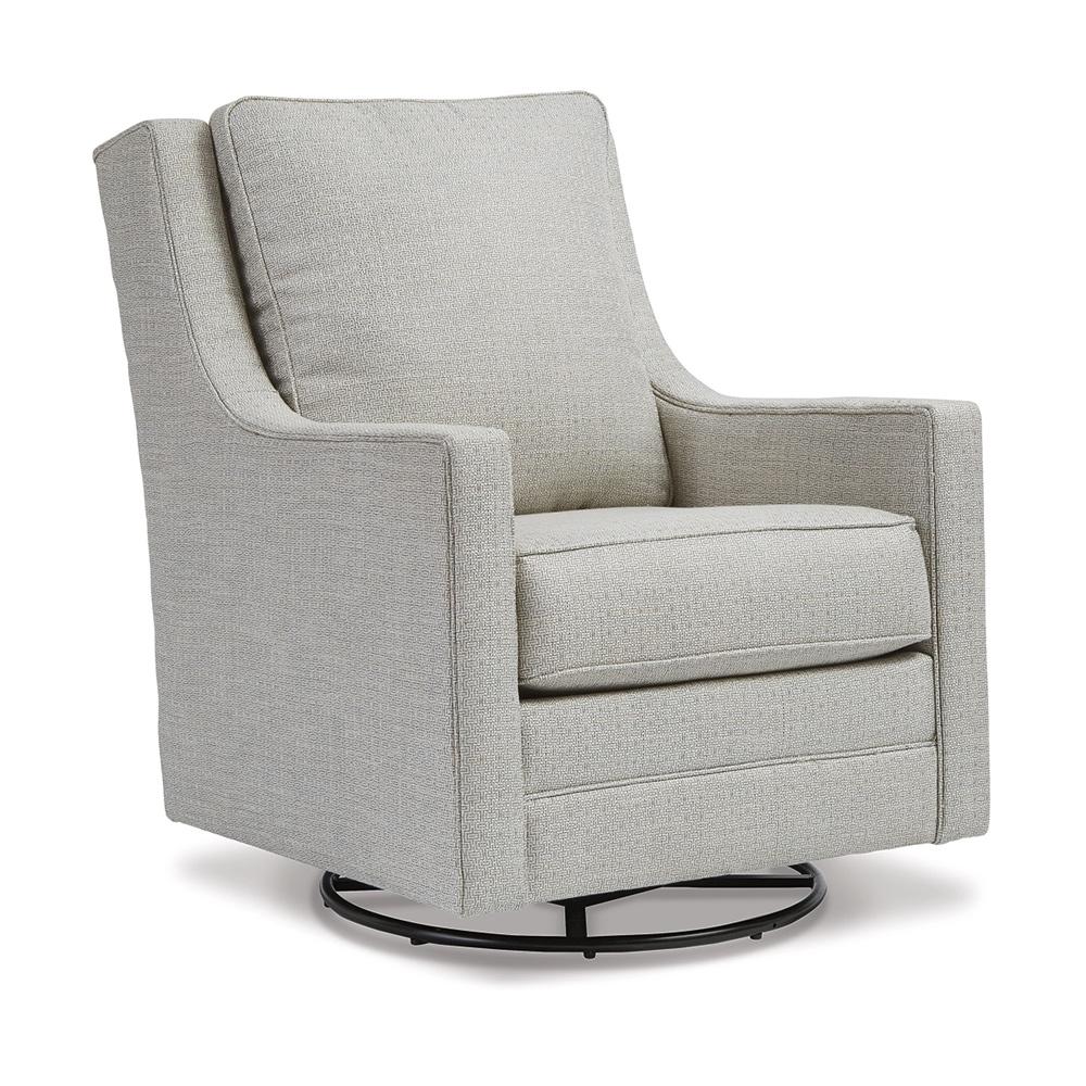 Signature Design by Ashley - Kambria Swivel Glider Accent Chair in Frost - A3000206 veiw 1