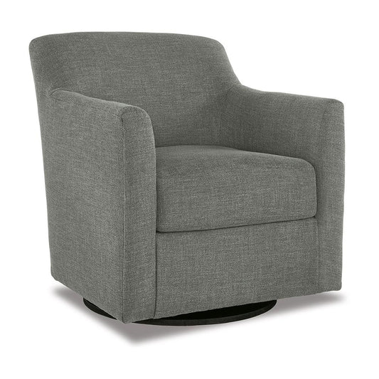 Signature Design by Ashley - Bradney Swivel Accent Chair in Smoke - A3000326 veiw 1