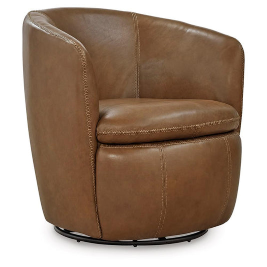 Signature Design by Ashley - Kierreys Swivel Chair in Caramel - A3000700 veiw 1