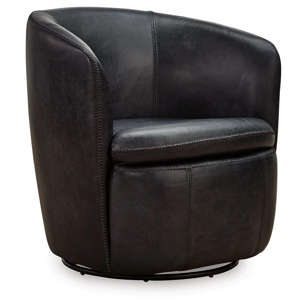 Signature Design by Ashley - Kierreys Swivel Chair in Midnight - A3000702 veiw 1
