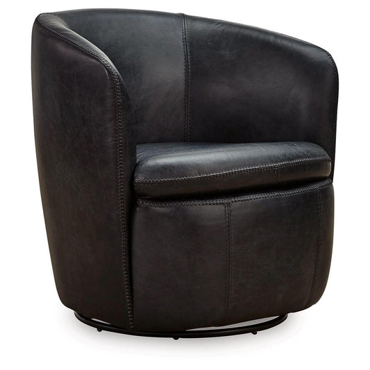 Signature Design by Ashley - Kierreys Swivel Chair in Midnight - A3000702 veiw 1