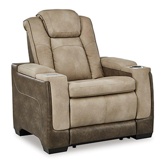 Signature Design by Ashley - Next-Gen DuraPella Pwr Recliner/Adj Headrest in Sand - 2200313 veiw 1