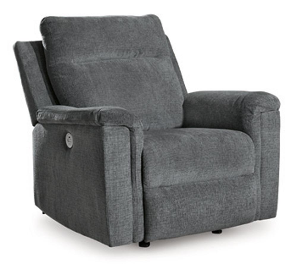 Signature Design by Ashley - Barnsana Power Rocker Recliner in Black/Gray - 3320298 veiw 1