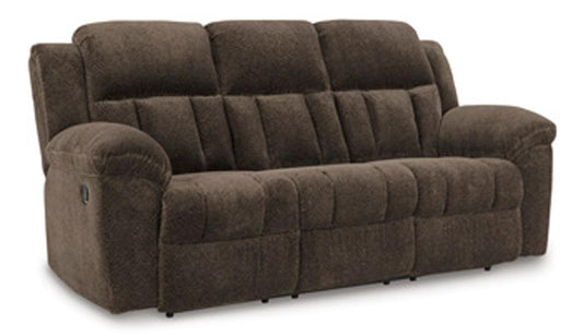 Signature Design by Ashley - Frohn Reclining Sofa in Chocolate - 3740788 veiw 1