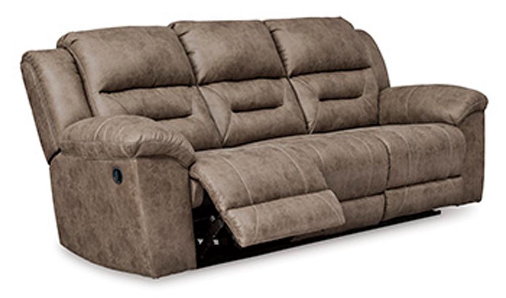 Signature Design by Ashley - Stoneland Reclining Sofa in Fossil - 3990588 veiw 1