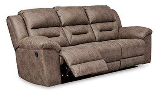 Signature Design by Ashley - Stoneland Reclining Sofa in Fossil - 3990588 veiw 1