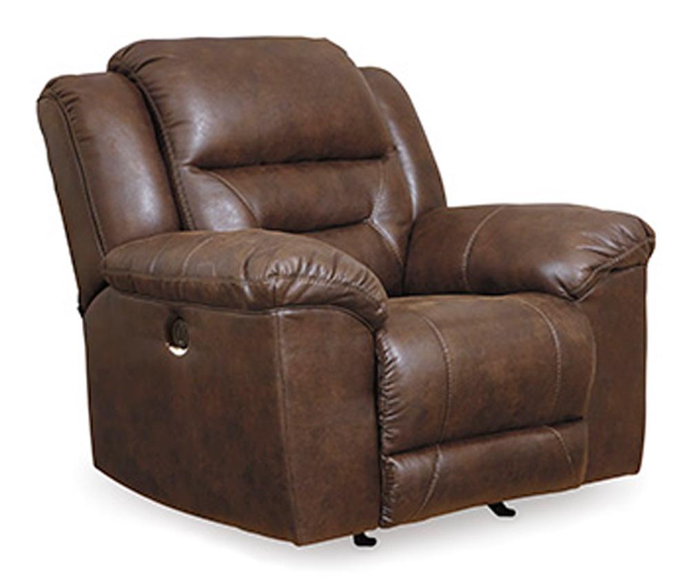 Signature Design by Ashley - Stoneland Power Rocker Recliner in Chocolate - 3990498 veiw 1