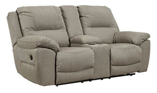 Signature Design by Ashley - Next-Gen Gaucho Dbl Rec Loveseat W/Console in Putty - 5420394 veiw 1