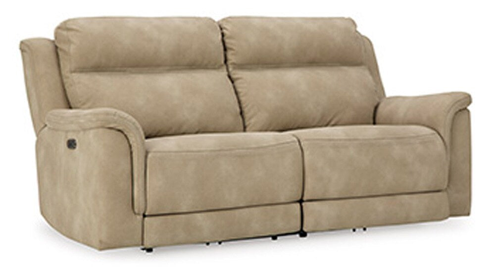 Signature Design by Ashley - Next-Gen DuraPella 2 Seat Pwr Rec Sofa Adj Hdrest in Sand - 5930247 veiw 1