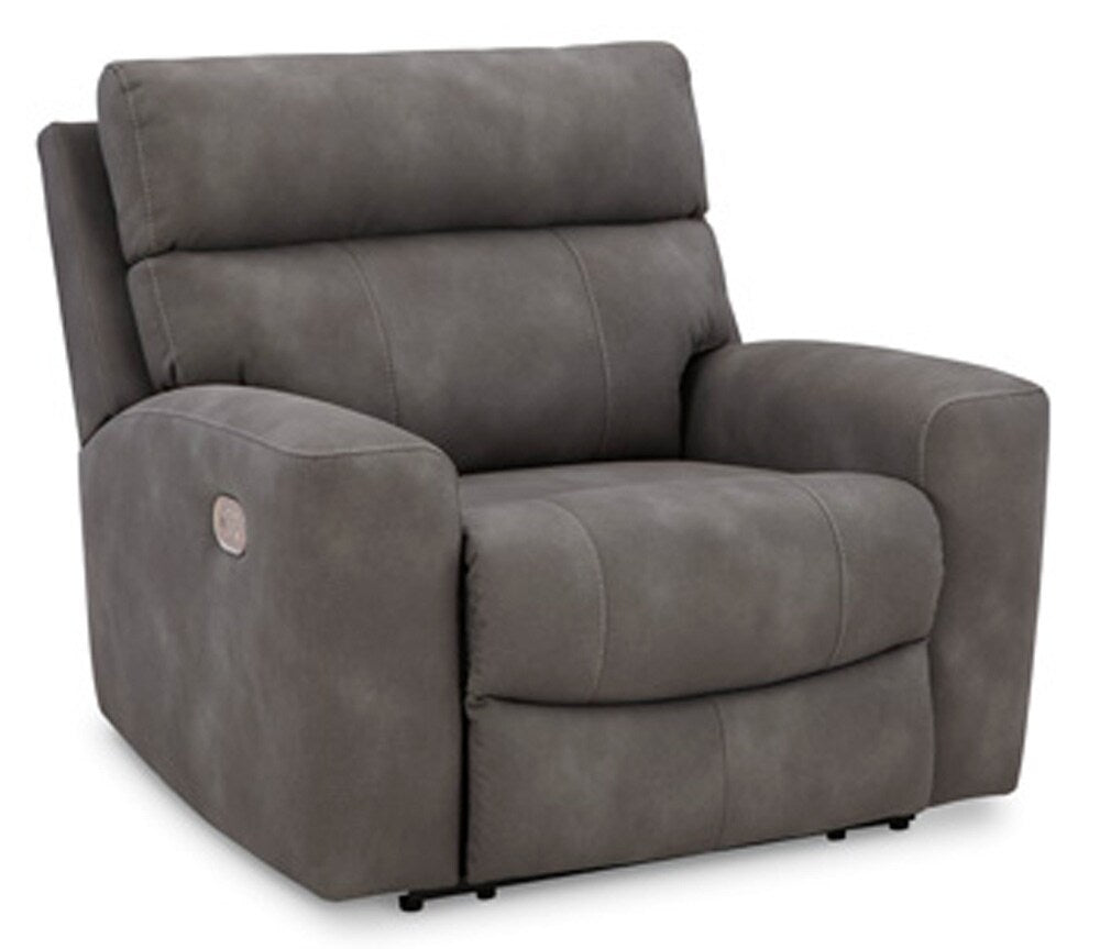 Signature Design by Ashley - Next-Gen DuraPella Pwr Recliner/Adj Headrest in Slate - 6100313 veiw 1