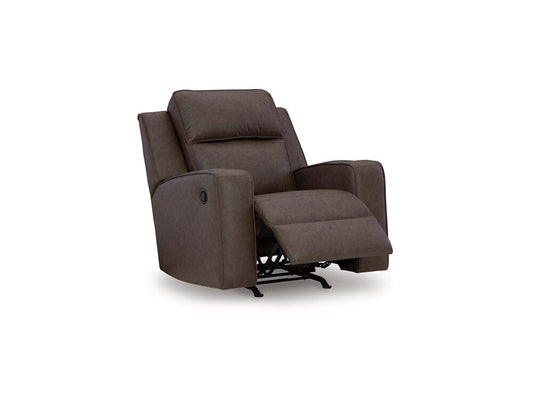 Signature Design by Ashley - Lavenhorne Rocker Recliner in Granite - 6330625 veiw 2