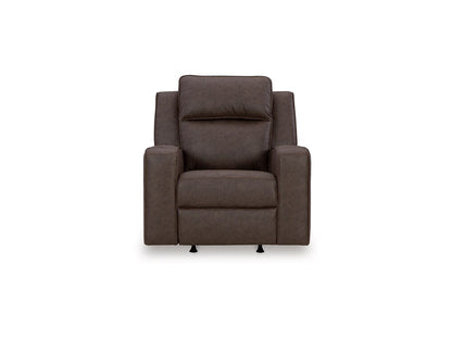 Signature Design by Ashley - Lavenhorne Rocker Recliner in Granite - 6330625 veiw 3
