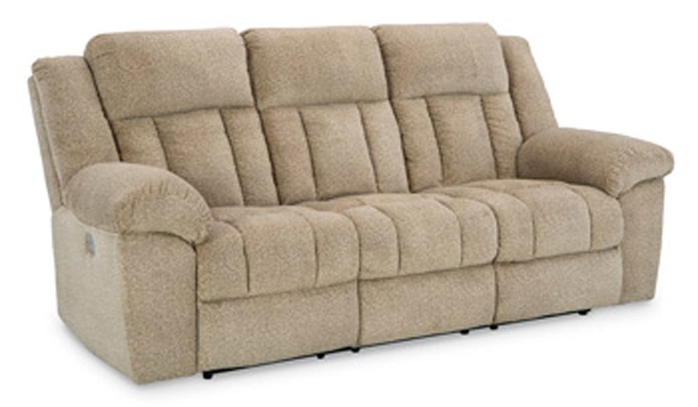 Signature Design by Ashley - Tip-Off Pwr Rec Sofa With Adj Headrest in Wheat - 6930515 veiw 1