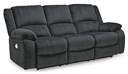 Signature Design by Ashley - Draycoll Reclining Power Sofa in Slate - 7650487 veiw 1