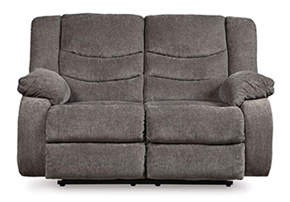 Signature Design by Ashley - Tulen Reclining Loveseat in Gray - 9860686 veiw 1
