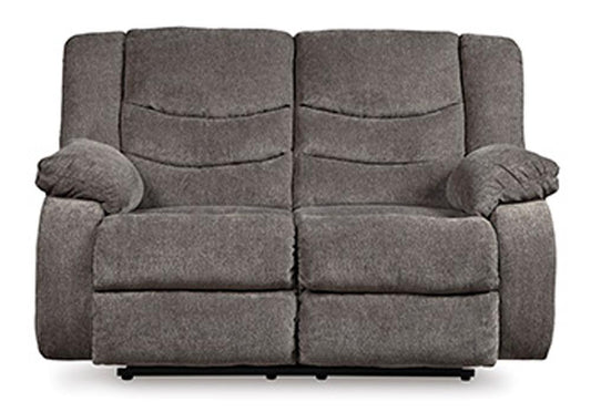 Signature Design by Ashley - Tulen Reclining Loveseat in Gray - 9860686 veiw 1