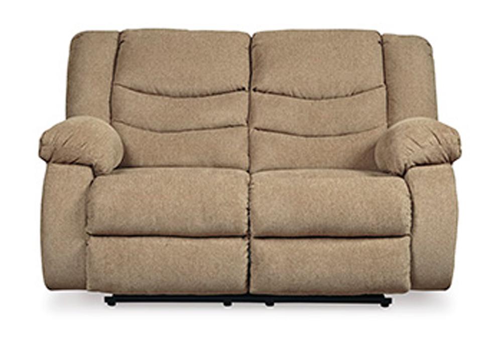 Signature Design by Ashley - Tulen Reclining Loveseat in Mocha - 9860486 veiw 1