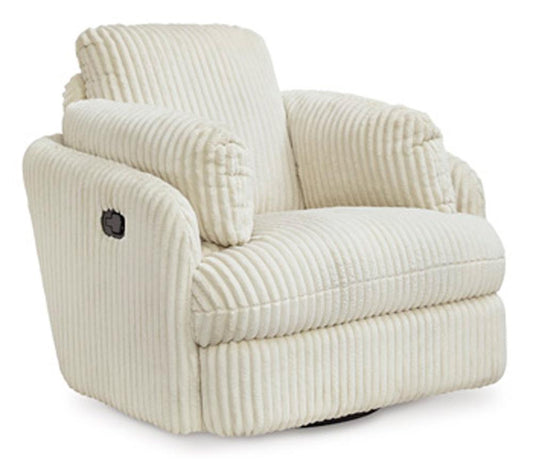 Signature Design by Ashley - Tie-Breaker Swivel Glider Recliner in Ivory - 9490261 veiw 1