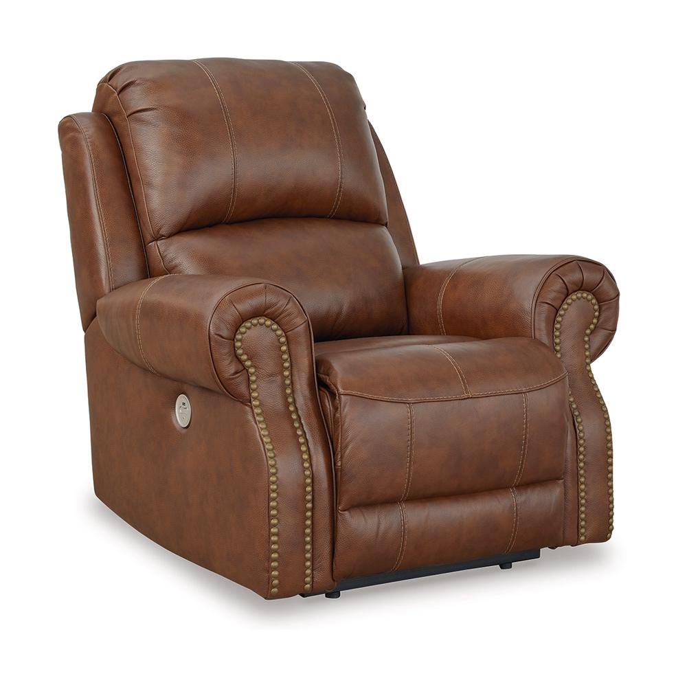 Signature Design by Ashley - Freyeburg Zero Wall Power Recliner in Auburn - U9021306 veiw 1