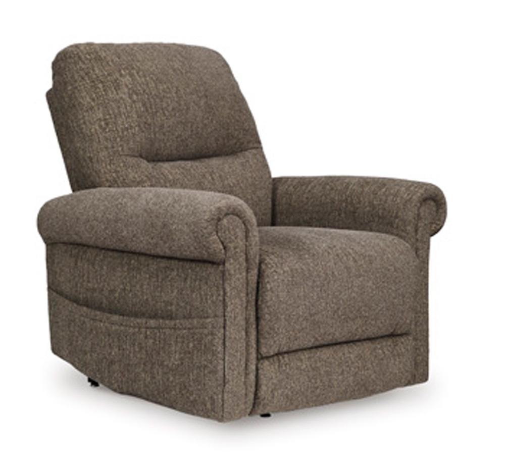 Signature Design by Ashley - Aureta Power Lift Recliner in Earth - 1790212 veiw 1