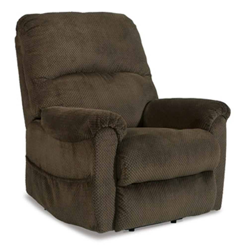 Signature Design by Ashley - Shadowboxer Power Lift Recliner in Chocolate - 4710212 veiw 1