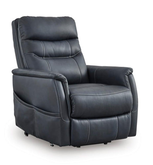 Signature Design by Ashley - Strawbill Power Lift Recliner in Sapphire - 6391012 veiw 1