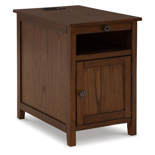 Signature Design by Ashley - Treytown Chair Side End Table in Brown - T300-117 veiw 1