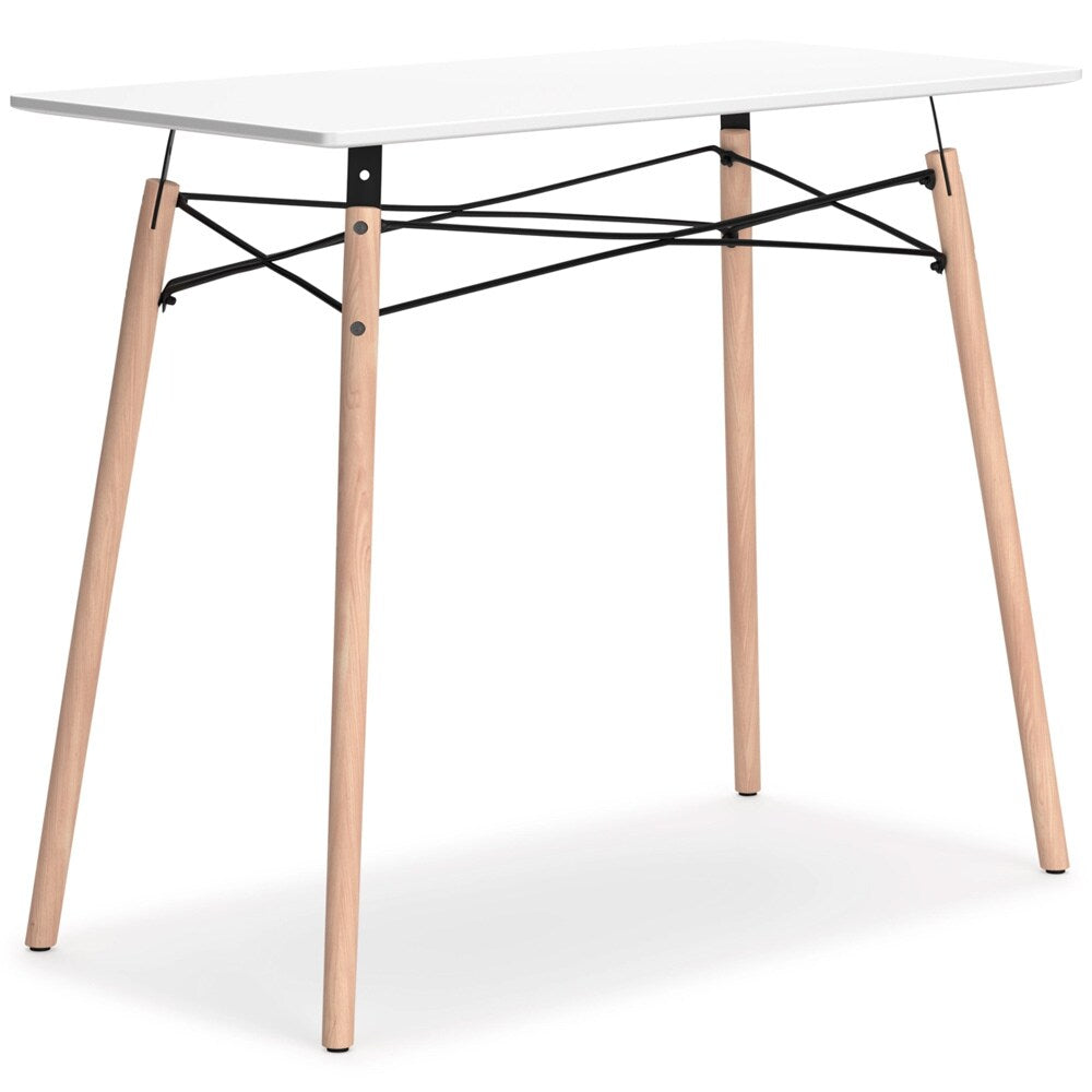 Signature Design by Ashley - Jaspeni Home Office Desk in White/Natural - H020-110 veiw 1