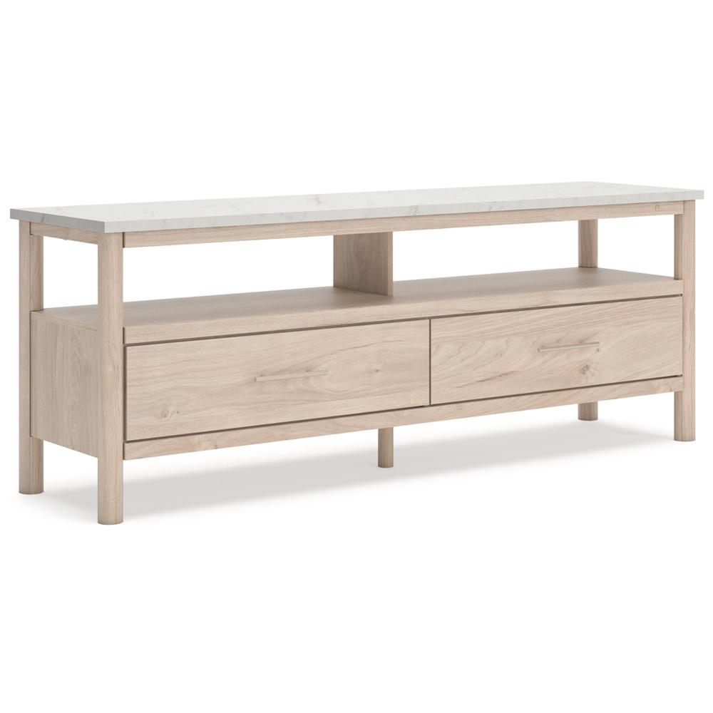 Signature Design by Ashley - Cadmori Extra Large Tv Stand in Two-Tone - W2615-68 veiw 1
