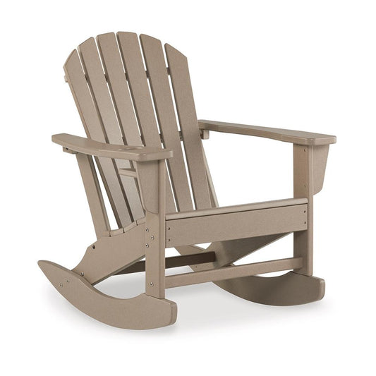 Signature Design by Ashley - Sundown Treasure Outdoor Rocking Chair in Driftwood - P014-827 veiw 1