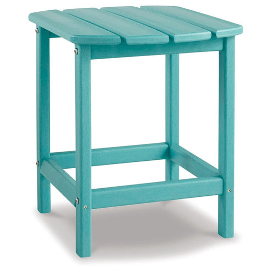 Signature Design by Ashley - Sundown Treasure Rectangular End Table in Turquoise - P012-703 veiw 1