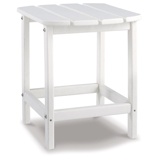 Signature Design by Ashley - Sundown Treasure Rectangular End Table in White - P011-703 veiw 1