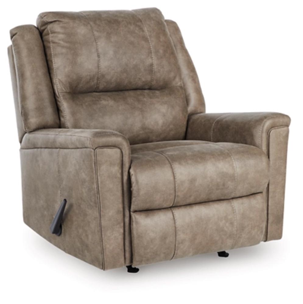Signature Design by Ashley - Skymaker Rocker Recliner in Fog - 5300525 veiw 1