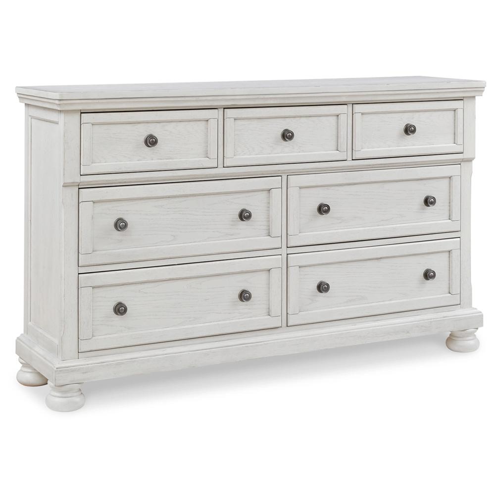Signature Design by Ashley - Robbinsdale Dresser in Antique White - B742-31 veiw 1