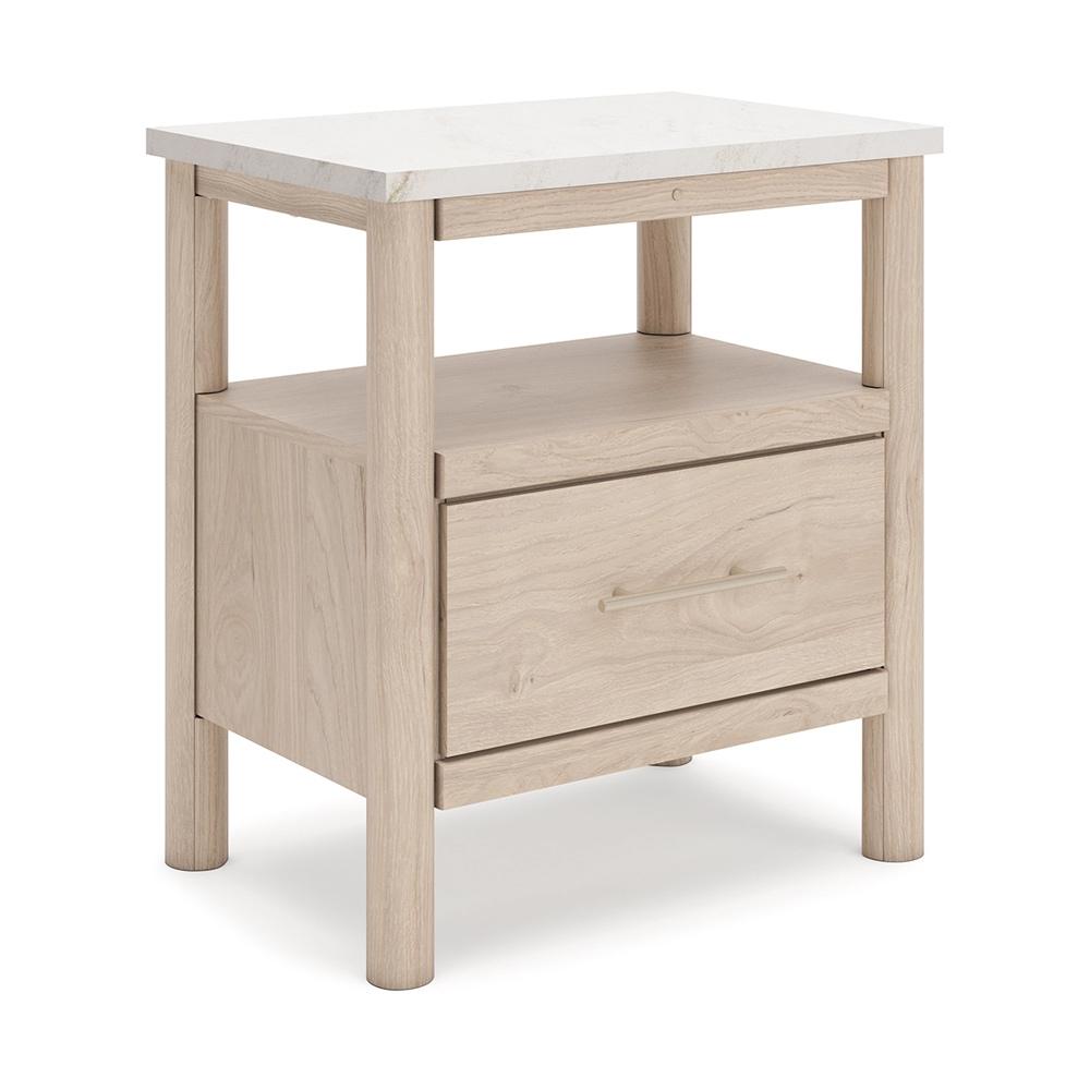 Signature Design by Ashley - Cadmori One Drawer Night Stand in Brown/Beige - B2615-91 veiw 1