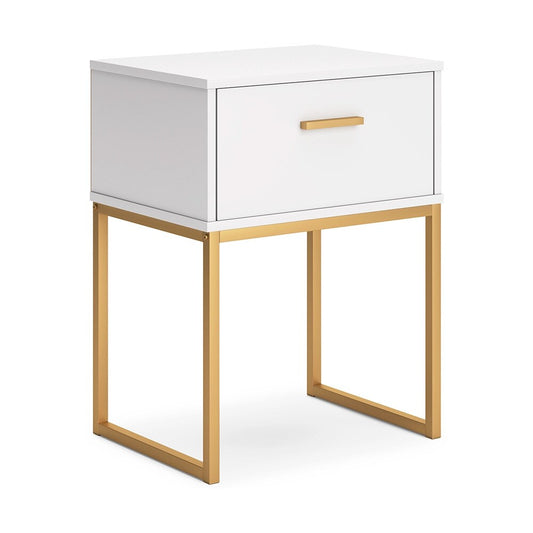 Signature Design by Ashley - Socalle One Drawer Night Stand in White - EB1867-291 veiw 1